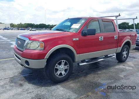 2008 Ford F-150 Lariat из США, поврежденный, VIN 1FTPW14V18FA36331